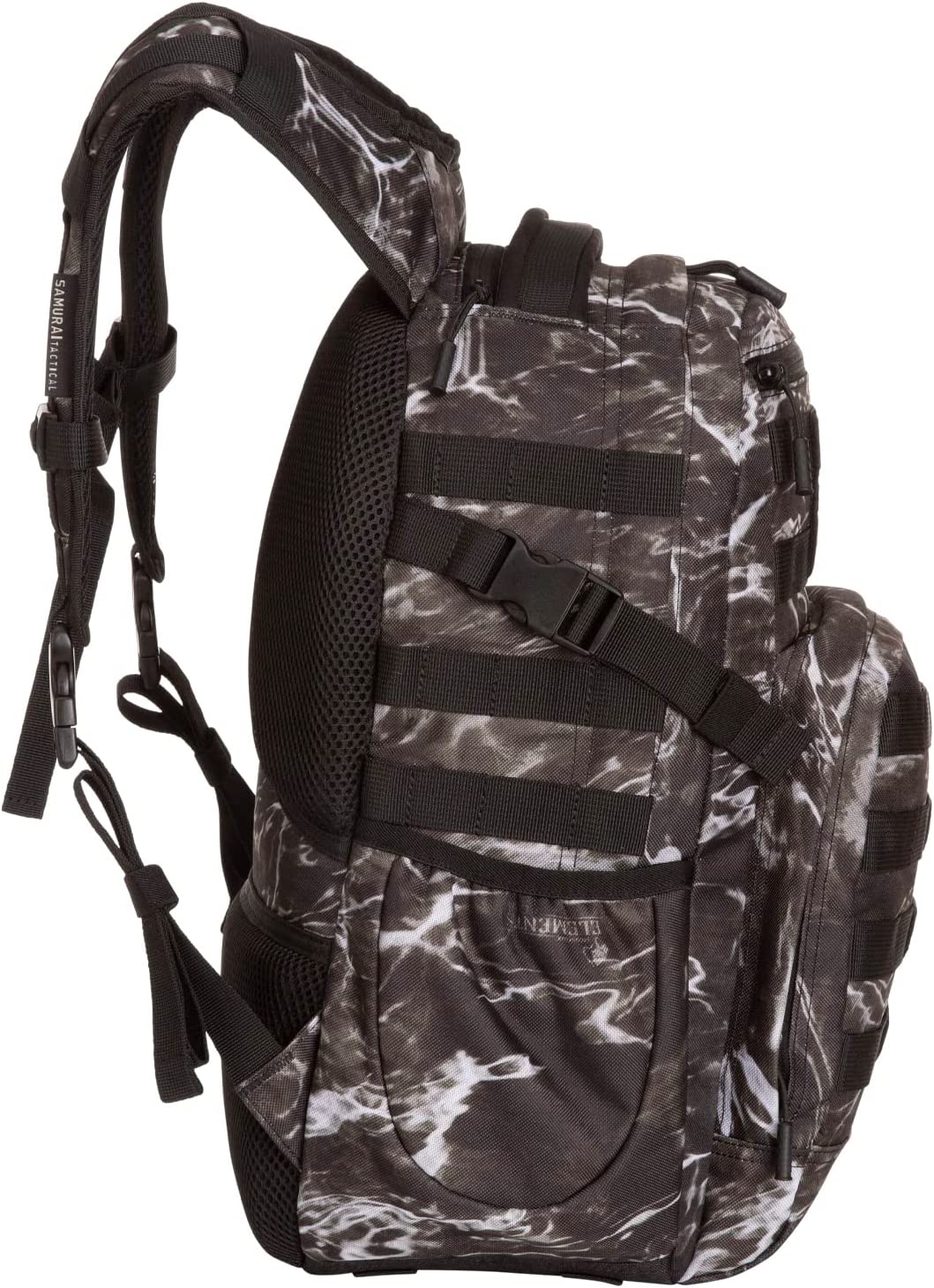 Samurai Tactical Wakizashi Tactical Backpack (Black), One Size, (ZPB001EC-008) - Image 5